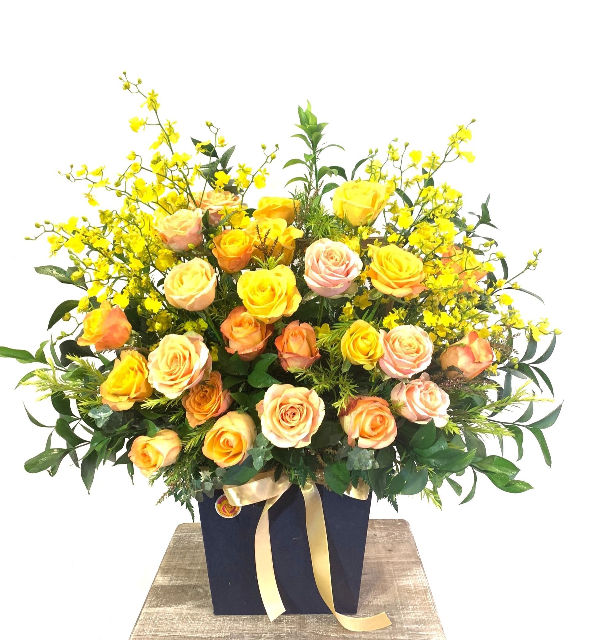 Hoa khai trương đẹp, lằng hoa chúc mừng khai trương, kệ hoa khai trương sang trọng, hoa khai trương ý nghĩa