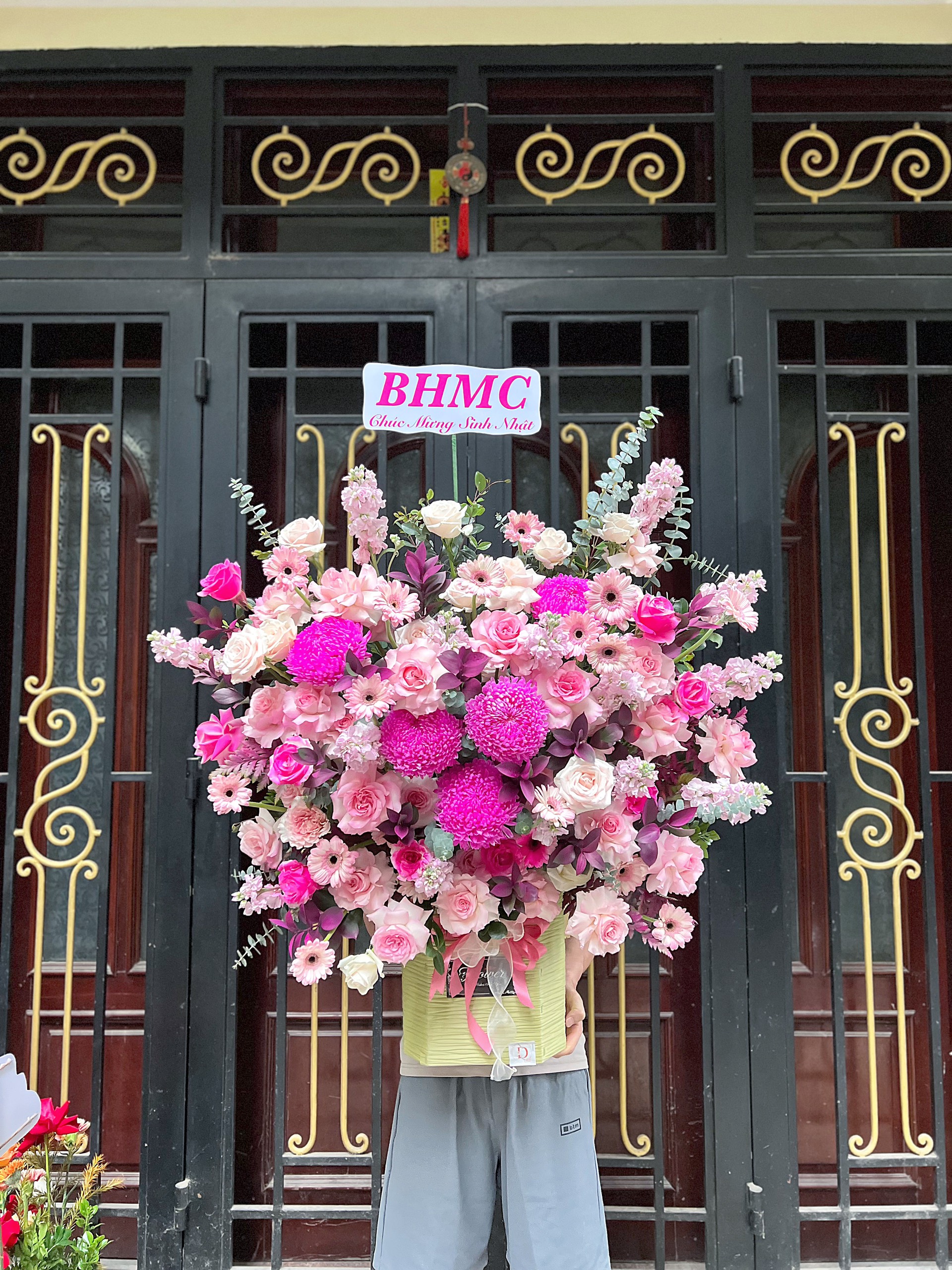 Giỏ hoa đẹp - HG035