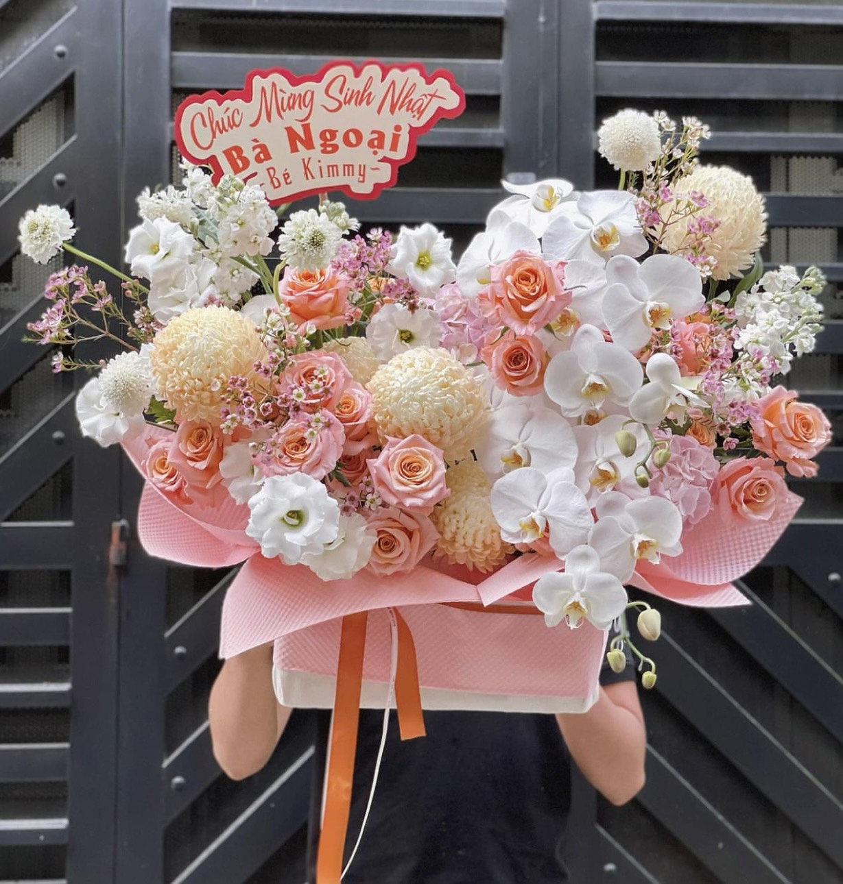 Giỏ hoa đẹp - HG036