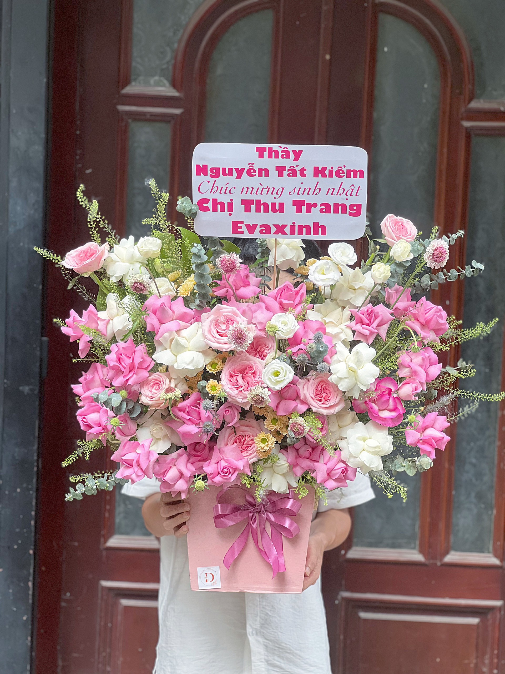 Giỏ hoa đẹp - HG048