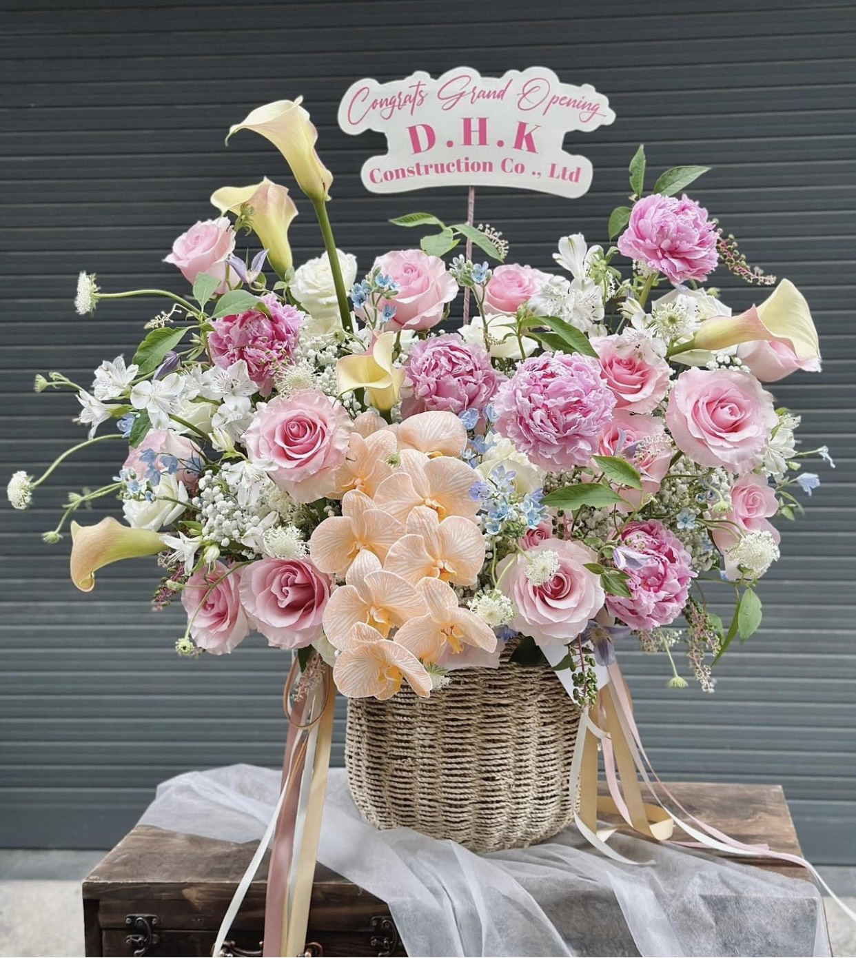 Giỏ hoa đẹp - HG043